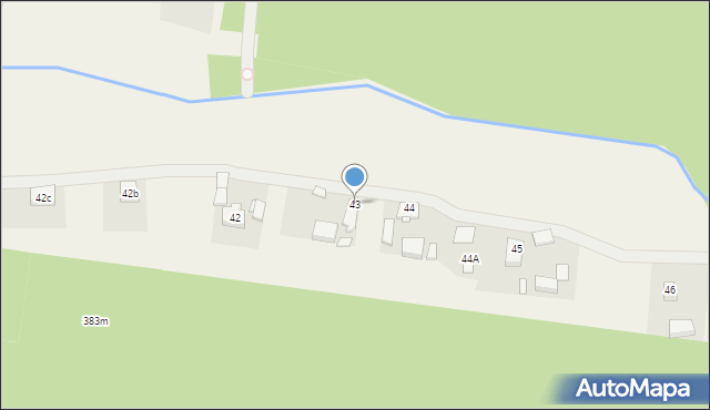 Kawczyn, Kawczyn, 43, mapa Kawczyn