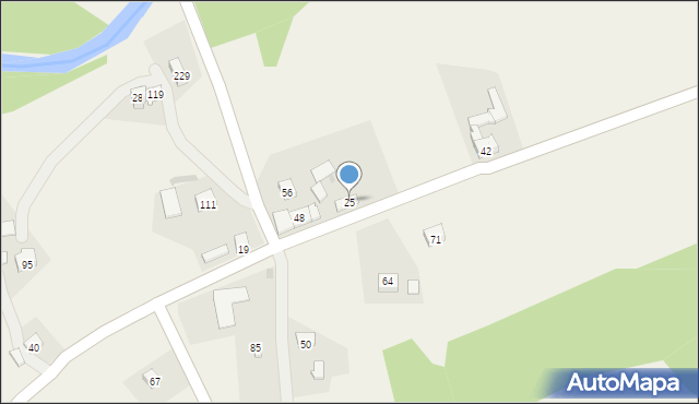 Kawec, Kawec, 25, mapa Kawec