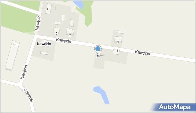 Kawęcin, Kawęcin, 4b, mapa Kawęcin