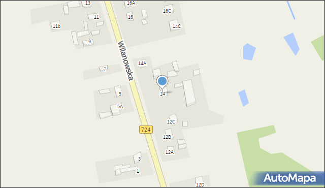 Kawęczyn, Kawęczyn, 14, mapa Kawęczyn