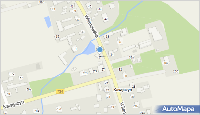 Kawęczyn, Kawęczyn, 27, mapa Kawęczyn