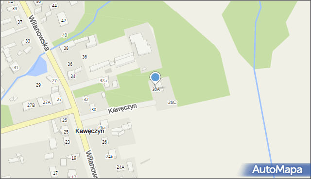 Kawęczyn, Kawęczyn, 30A, mapa Kawęczyn