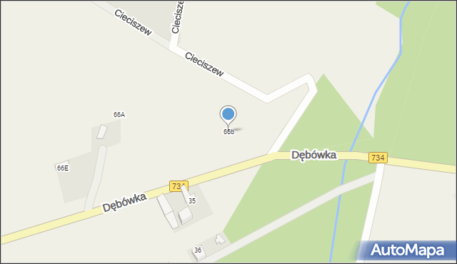 Kawęczyn, Kawęczyn, 66b, mapa Kawęczyn