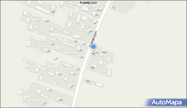 Kawęczyn, Kawęczyn, 60, mapa Kawęczyn