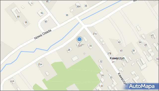 Kawęczyn, Kawęczyn, 31A, mapa Kawęczyn