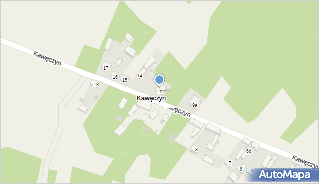 Kawęczyn, Kawęczyn, 12, mapa Kawęczyn