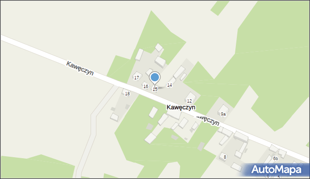 Kawęczyn, Kawęczyn, 15, mapa Kawęczyn