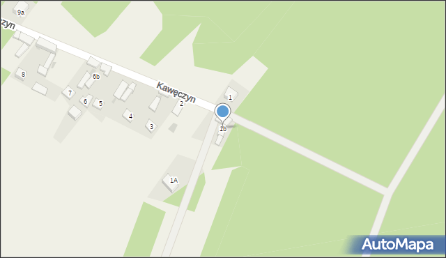 Kawęczyn, Kawęczyn, 1b, mapa Kawęczyn