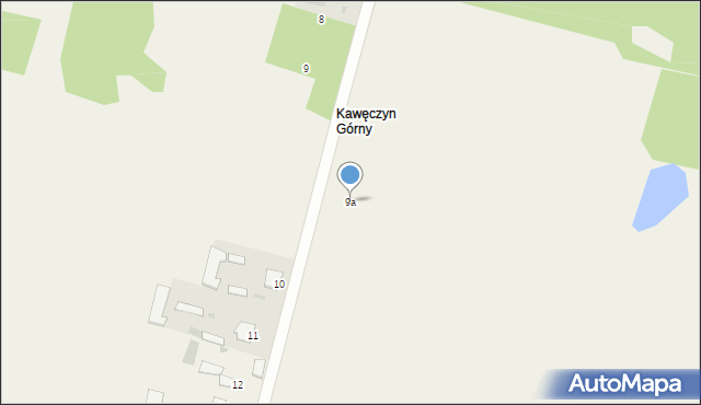 Kawęczyn, Kawęczyn, 9a, mapa Kawęczyn