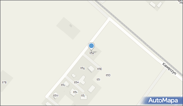 Kawęczyn, Kawęczyn, 65a, mapa Kawęczyn