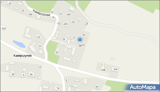 Kawęczynek, Kawęczynek, 28, mapa Kawęczynek