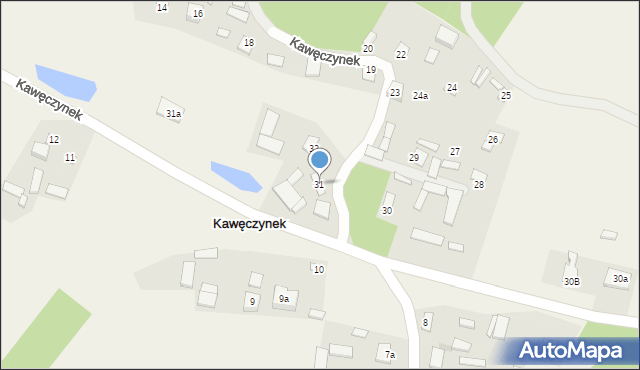 Kawęczynek, Kawęczynek, 31, mapa Kawęczynek