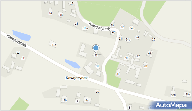 Kawęczynek, Kawęczynek, 32, mapa Kawęczynek
