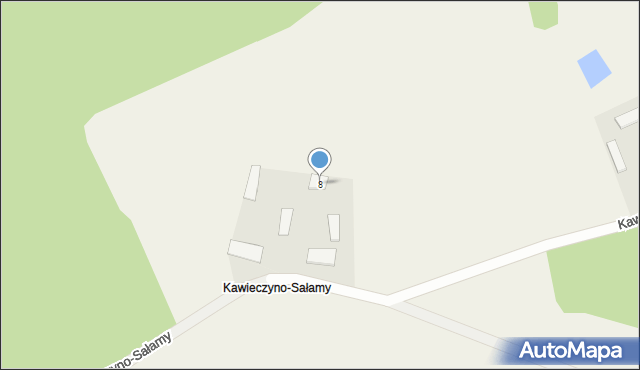 Kawieczyno, Kawieczyno, 8, mapa Kawieczyno