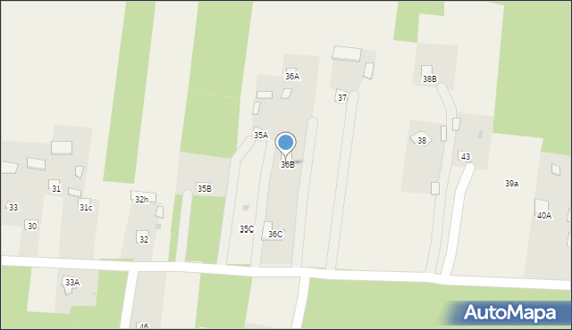 Kawka, Kawka, 36B, mapa Kawka