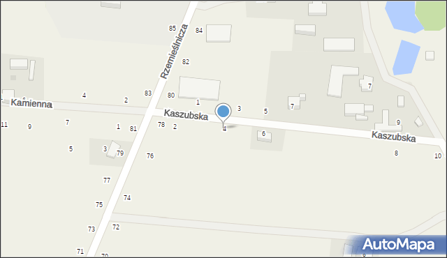 Kawle Górne, Kaszubska, 4, mapa Kawle Górne