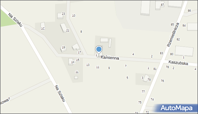 Kawle Górne, Kawle Dolne, 1H, mapa Kawle Górne