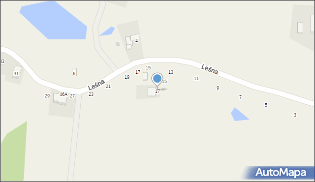 Kawle Górne, Kawle Górne, 17, mapa Kawle Górne