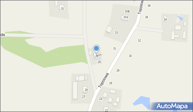 Kawle Górne, Kawle Górne, 28, mapa Kawle Górne