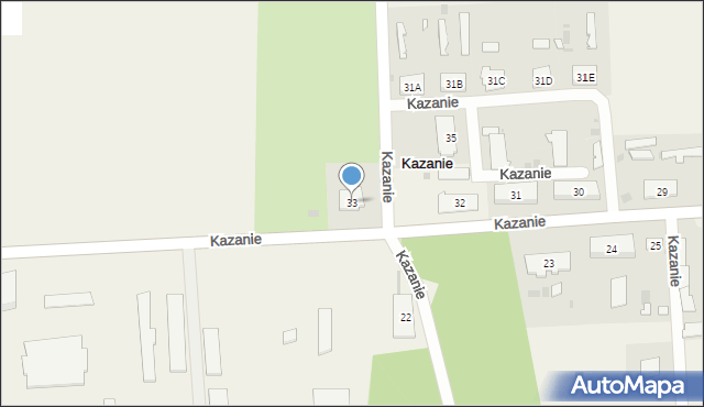 Kazanie, Kazanie, 33, mapa Kazanie