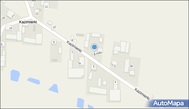 Kazimierki, Kazimierki, 6, mapa Kazimierki