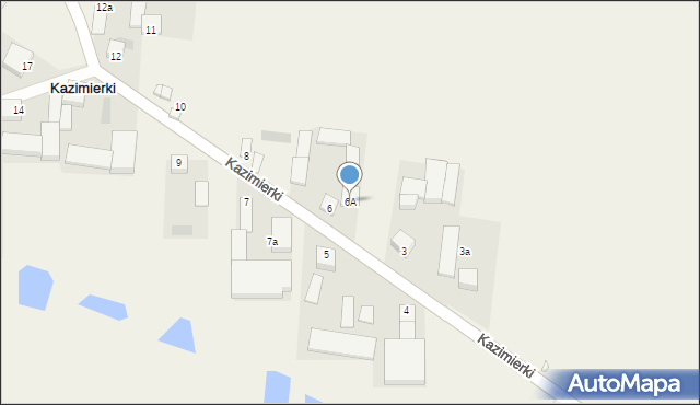 Kazimierki, Kazimierki, 6A, mapa Kazimierki