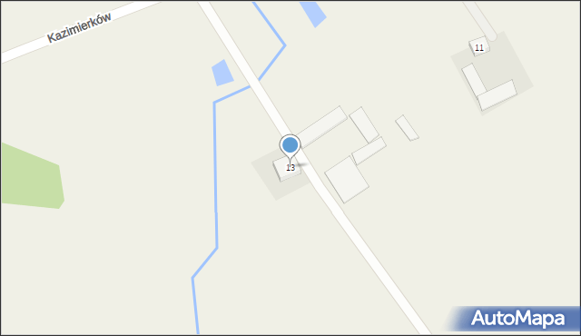 Kazimierków, Kazimierków, 13, mapa Kazimierków