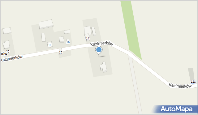 Kazimierków, Kazimierków, 25a, mapa Kazimierków