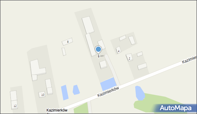 Kazimierków, Kazimierków, 6, mapa Kazimierków