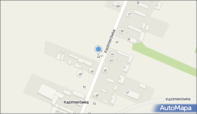 Kazimierówka, Kazimierówka, 44, mapa Kazimierówka