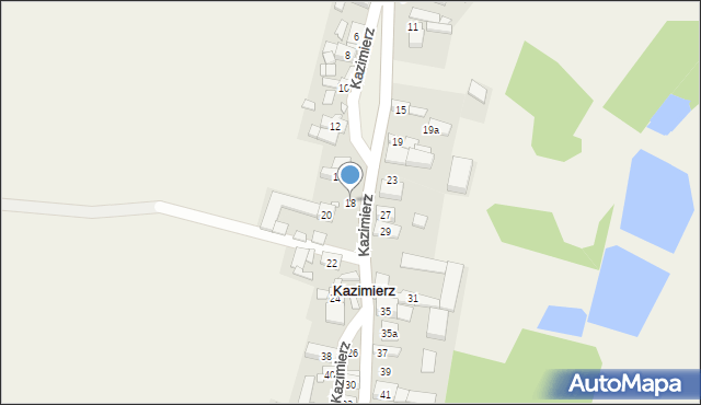 Kazimierz, Kazimierz, 18, mapa Kazimierz