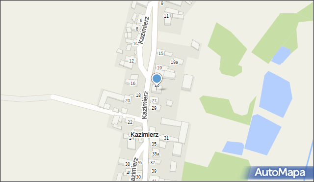 Kazimierz, Kazimierz, 25, mapa Kazimierz