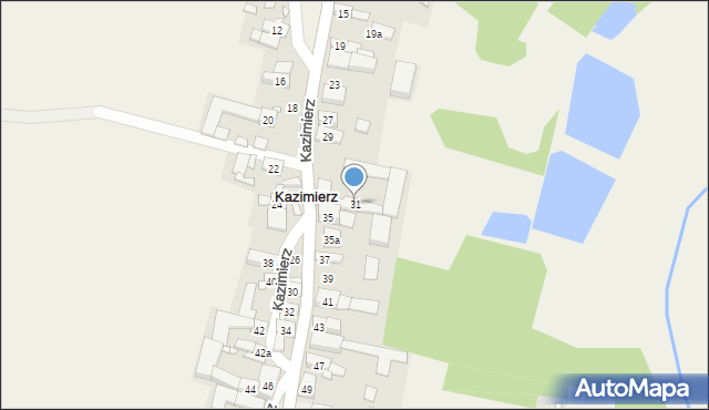 Kazimierz, Kazimierz, 31, mapa Kazimierz