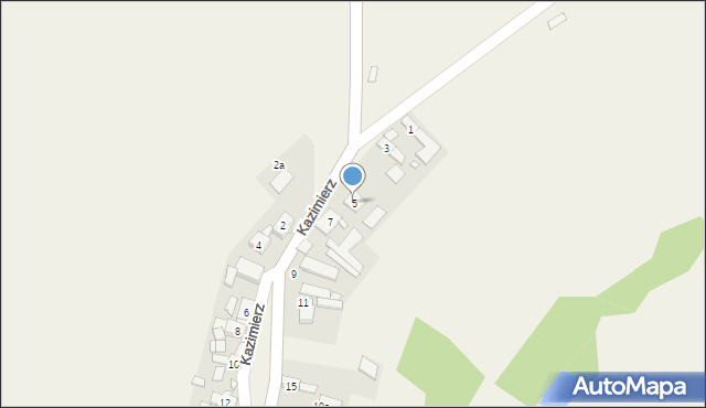 Kazimierz, Kazimierz, 5, mapa Kazimierz