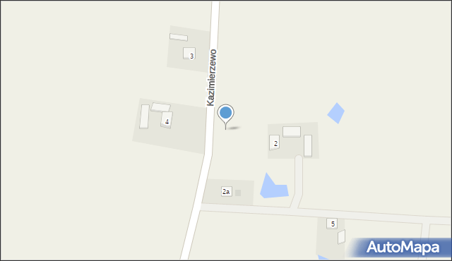 Kazimierzewo, Kazimierzewo, 2b, mapa Kazimierzewo