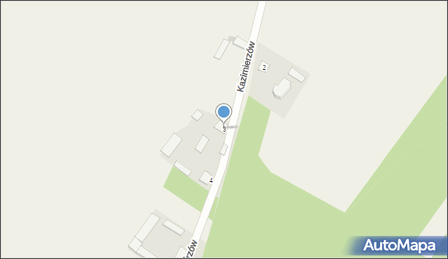 Kazimierzów, Kazimierzów, 3, mapa Kazimierzów