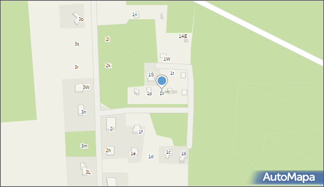 Kazimierzów, Kazimierzów, 1x, mapa Kazimierzów