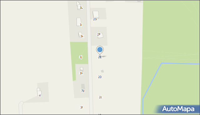 Kazimierzów, Kazimierzów, 2E, mapa Kazimierzów