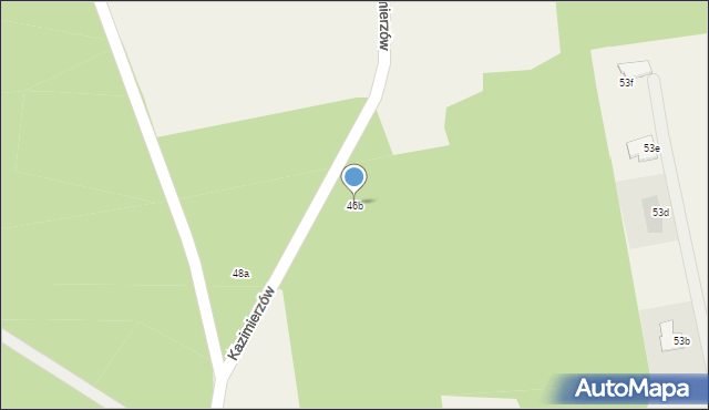 Kazimierzów, Kazimierzów, 46b, mapa Kazimierzów