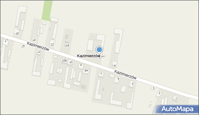 Kazimierzów, Kazimierzów, 8, mapa Kazimierzów