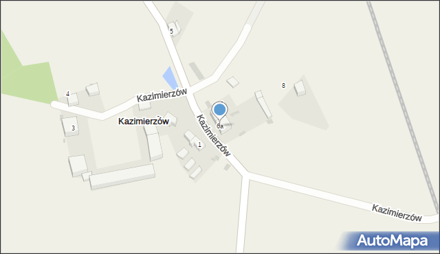 Kazimierzów, Kazimierzów, 6a, mapa Kazimierzów