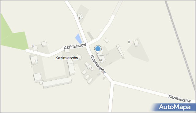 Kazimierzów, Kazimierzów, 6b, mapa Kazimierzów