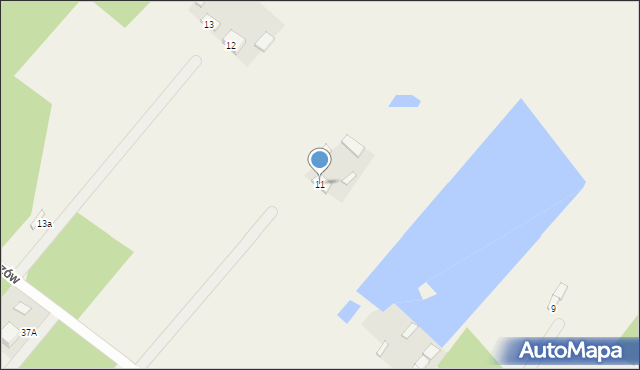 Kazimierzów, Kazimierzów, 11, mapa Kazimierzów
