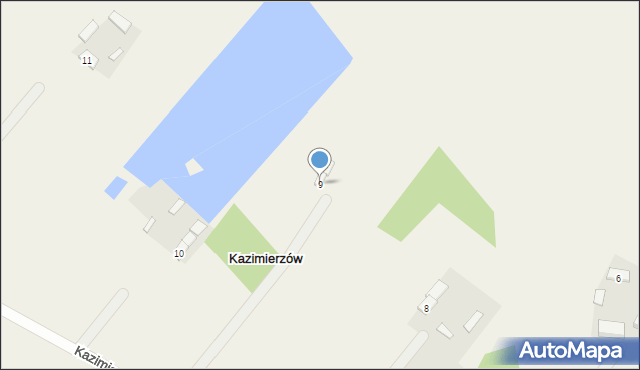 Kazimierzów, Kazimierzów, 9, mapa Kazimierzów