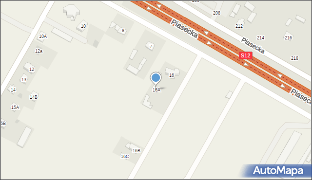 Kazimierzówka, Kazimierzówka, 16A, mapa Kazimierzówka