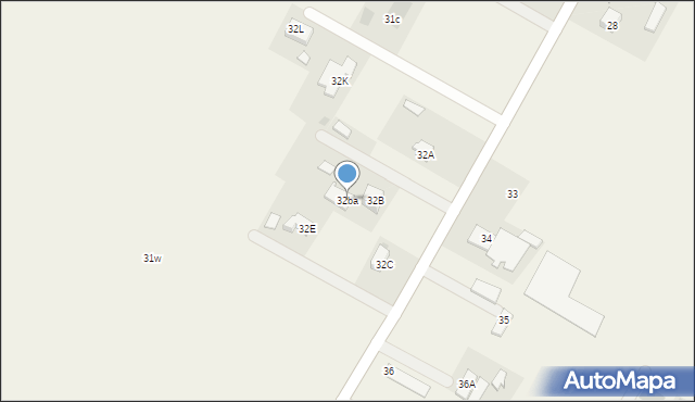 Kazimierzówka, Kazimierzówka, 32ba, mapa Kazimierzówka