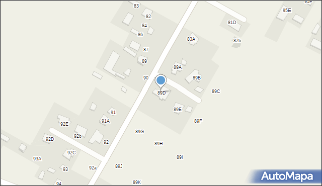 Kazimierzówka, Kazimierzówka, 89D, mapa Kazimierzówka