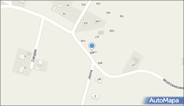 Kazimierzówka, Kazimierzówka, 89P, mapa Kazimierzówka