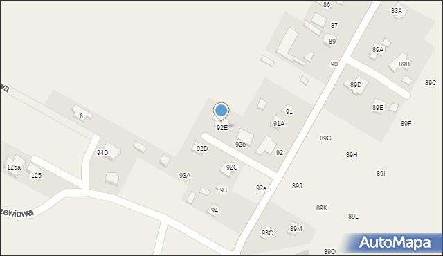 Kazimierzówka, Kazimierzówka, 92E, mapa Kazimierzówka