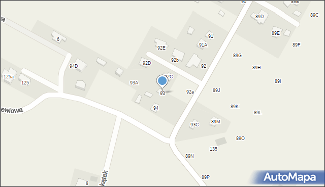 Kazimierzówka, Kazimierzówka, 93, mapa Kazimierzówka